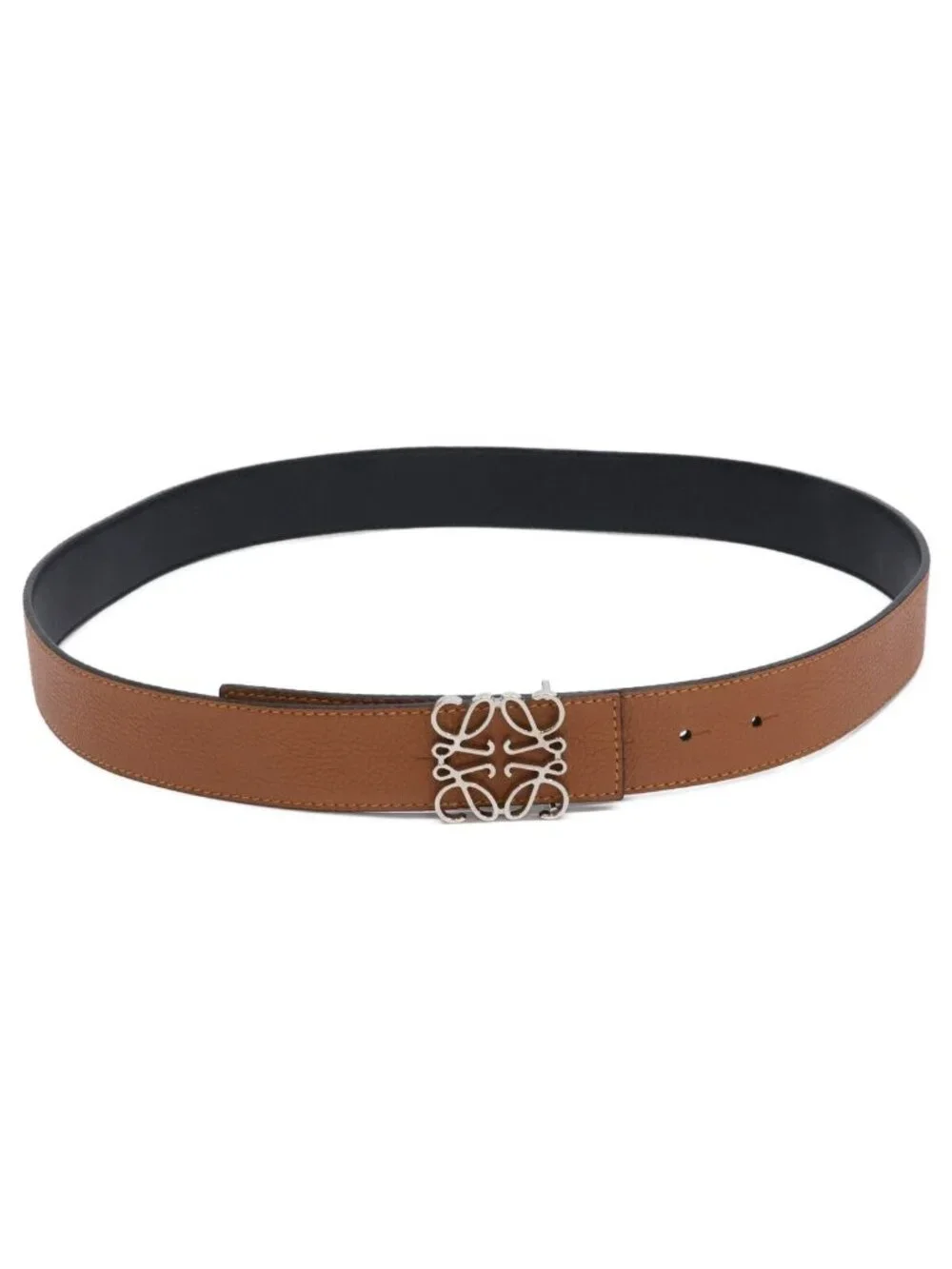Loewe Reversible Anagram Smooth Calf &soft Grain Belt